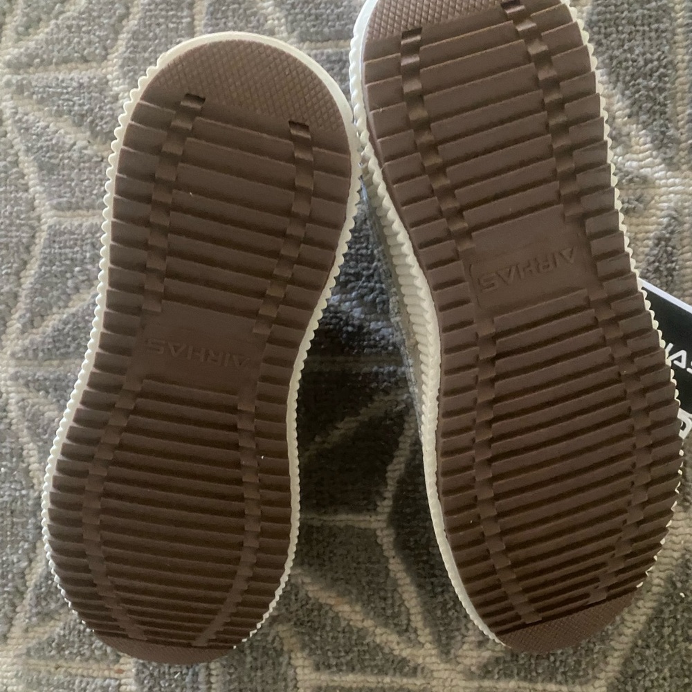 Women's Blue and Cream Sneakers - Picture 3 of 6
